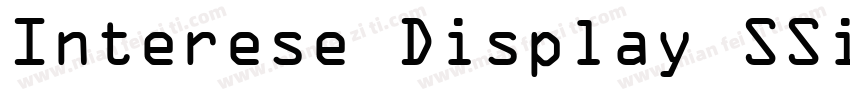 Interese Display SSi字体转换